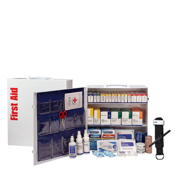 ANSI 2021 B First Aid Kit 3 Shelf Cabinet